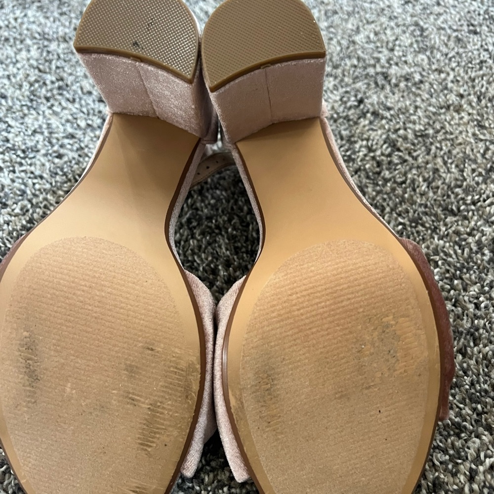 Velvet Pink Steve Madden Heels - Picture 2 of 5